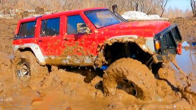 Epic RC Cars Water Crossing! Nissan Patrol & Mercedes G500 in Extreme Off-Road Action!