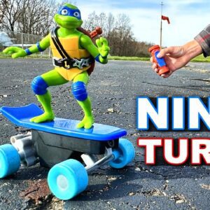 $10 Ninja Turtle RC Skate Board Toy!!!