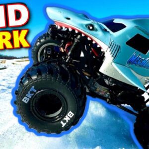 Monster Jam Toys - Can Megalodon RC Monster Truck Really DRIVE in the SNOW???