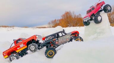 Meus Racing RC Car vs FMS RC Cars: EPIC Snow & Ice Showdown! 💪❄️