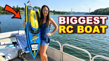 WORLD'S Largest Self Righting RC Boat!