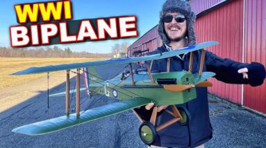 COOLEST Warbird EVER! - E-flite S.E.5a 900mm WWI Airplane