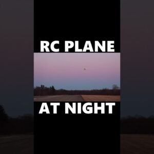 Eflite Night Timber X Evolution Maiden Flight at Night  #rc #rcplane #thercsaylors