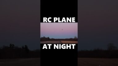 Eflite Night Timber X Evolution Maiden Flight at Night  #rc #rcplane #thercsaylors