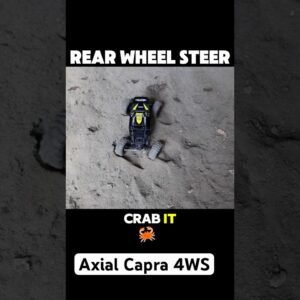 The Axial Capra can turn into a crab! 🦀 #rc #rctoys #axialcapra #thercsaylors #4ws #offroad