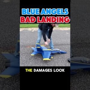 This landing hurt my soul. #planecrash #blueangels #rcplane #rcjet #rctoys