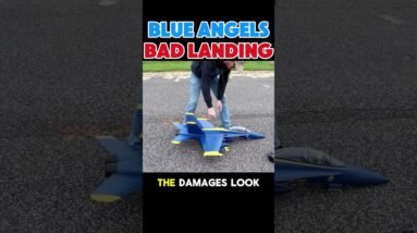 This landing hurt my soul. #planecrash #blueangels #rcplane #rcjet #rctoys