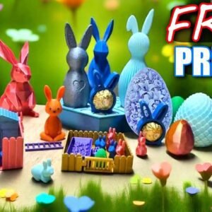 19 Amazing Easter 3D Prints You Can Make For FREE - BambuLab P1S Showcase
