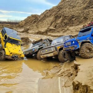 🚙💥 RC Clay Apocalypse! 10+ Trucks Stuck in Mud — Epic Winch Rescue Chaos! (Family Friendly)