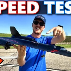 How FAST is the E-flite SR-71 Blackbird RC Jet?