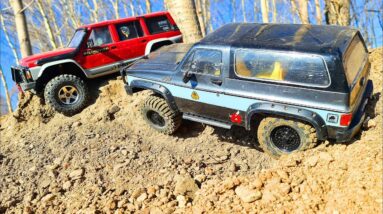 ππ₯ RC Sand Mayhem! Nissan vs Chevy β Gmade GS02F Buffaloβs Extreme Construction Site Battle!
