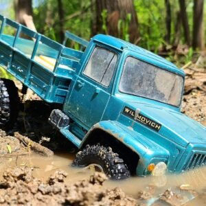 RC GAZ Sadko TRUCK vs FLOODED FOREST! 🌊 Extreme Off Road & Winch Rescue!