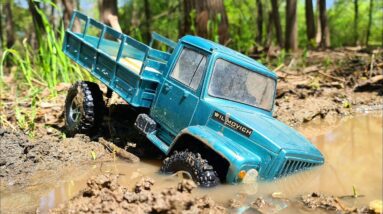 RC GAZ Sadko TRUCK vs FLOODED FOREST! π Extreme Off Road & Winch Rescue!