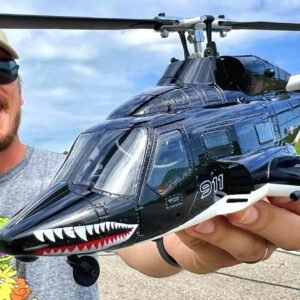 Dominate The Skies with this ADVANCED RC Airwolf Helicopter