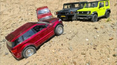 4 RC CARS TRAPPED in Deep Sand! π± IMPOSSIBLE ESCAPE? Epic Rescue Mission!