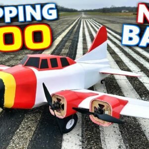 We Dropped 300 Nerf Pellets From a GIANT B-17 RC Bomber!