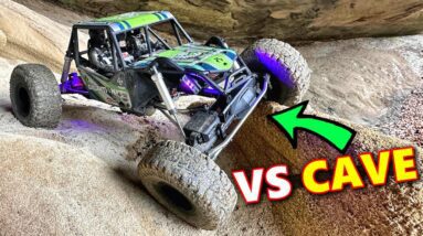RC Car Vs. CAVE: Axial Gilamon's COLDEST Challenge YET!