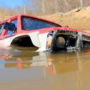 RC CARS! Extreme Sand & Water Challenge 💥 Sinking & Winch Rescue!