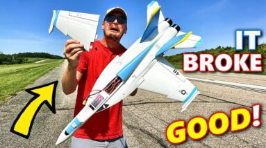 RC Jet FALLS APART?! (But Wait... It Was Supposed To Do That!)