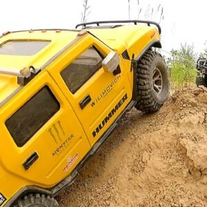 RC Hummer H2 vs The IMPOSSIBLE Canyon! 😱 Extreme Rollovers & Winch Recovery