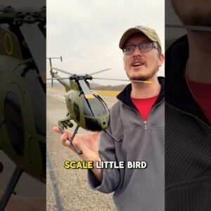 A Secret Hidden Camera Exists on this Military RC Helicopter with a Secret Job! #littlebird #rc