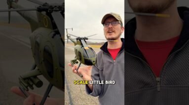 A Secret Hidden Camera Exists on this Military RC Helicopter with a Secret Job! #littlebird #rc
