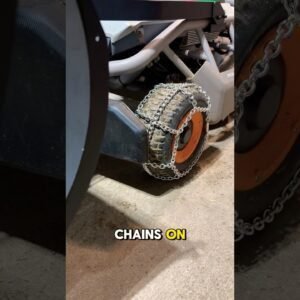 Snow Chains on an RC Mower! It’s safe to say this is a First For Me!! #thercsaylors #mowrator