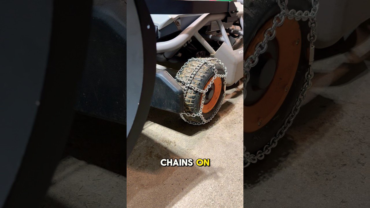 Rc Snow Chain Snow Chains On An RC Mower! It’s Safe To Say This Is A First For Me!! # ...