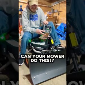 Converted my RC Mower into an RC Snow Plow! Hydraulic Lift Ready!
