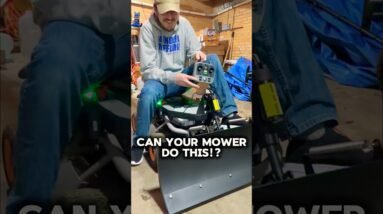 Converted my RC Mower into an RC Snow Plow! Hydraulic Lift Ready!