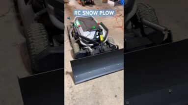 Goodbye Snow Shovels! Hello RC Snow Plow, Money Making Machine!! #thercsaylors
