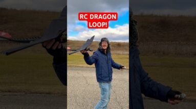 Doing a LOOP With an RC Dragon! #thercsaylors #howtotrainyourdragon