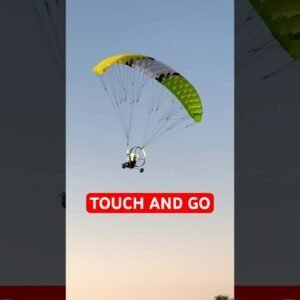 Perfect Touch and Go Incoming with this RC Paramotor! This Takes Some Skills and Patience!
