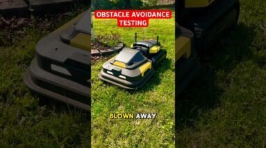 Testing The Obstacle Avoidance On My Yarbo Automated Smart GPS Mower! #yarbo