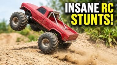 Insane RC Monster Truck! 😱 Backflips, Jumps & Bashing Action