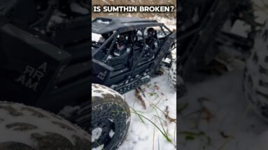 Is Something Broken!? Snow Fun with our Side by Side RC! #thercsaylors