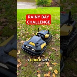 Rainy Day Challenge for my #Yarbo Smart Robot Mower. It Shines Where Zero Turns Struggle!
