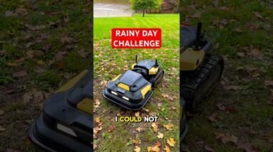 Rainy Day Challenge for my #Yarbo Smart Robot Mower. It Shines Where Zero Turns Struggle!