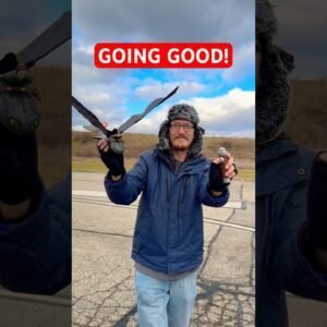 New Years Resolution Going Good So Far! Chasing This RC Flapping Wing Dragon Is My Favorite Workout!