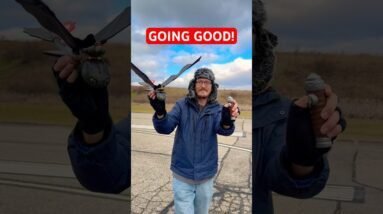 New Years Resolution Going Good So Far! Chasing This RC Flapping Wing Dragon Is My Favorite Workout!