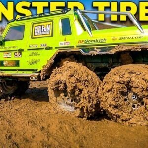 UNSTOPPABLE 6x6 RC Truck! 😱 Monster Mud Tires in Sticky Mud